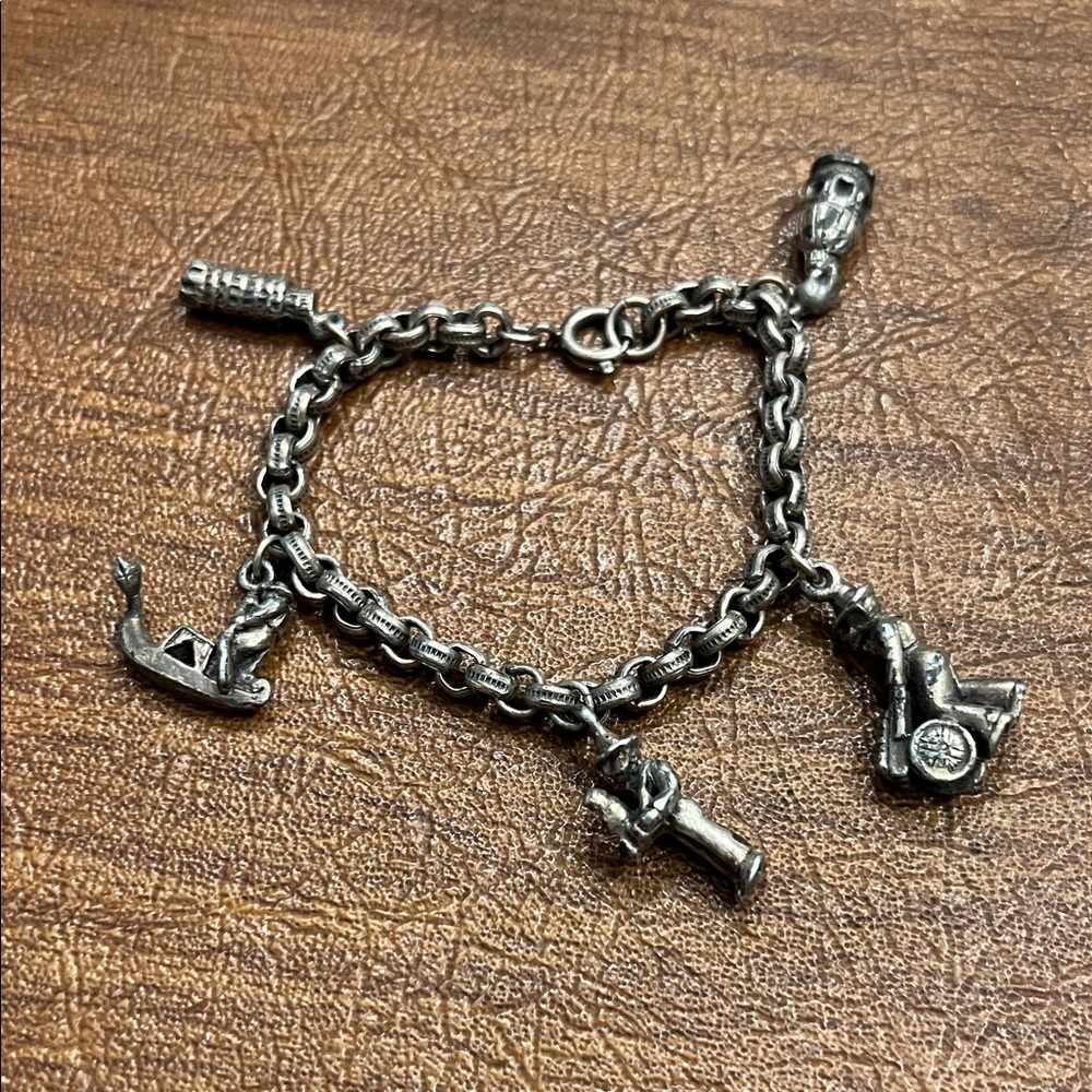 Silver Charm Bracelet